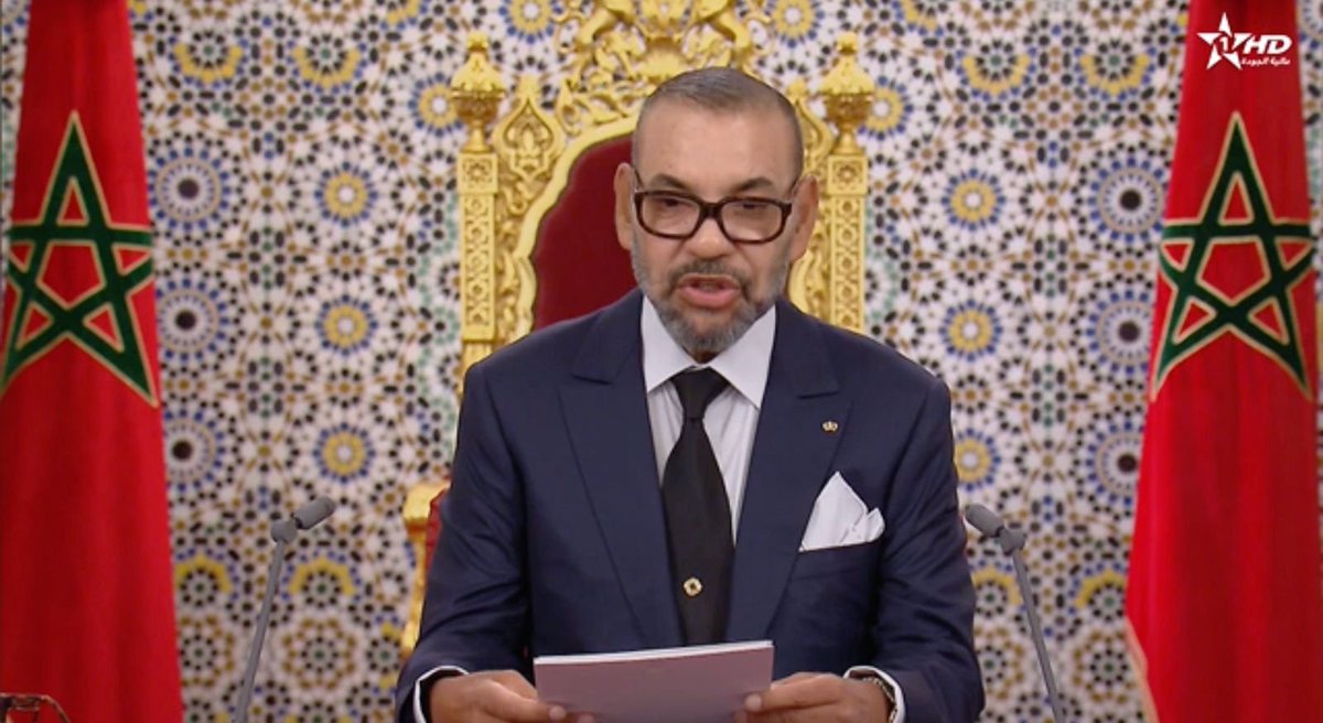 MarocDiplo_AR's tweet photo. 🔴صاحب الجلالة الملك محمد السادس، نصره الله، يوجه خطابا ساميا إلى الأمة بمناسبة الذكرى الـ24 لعيد العرش المجيد.
#عيد_العرش_المجيد https://t.co/7A6cI49zmR
