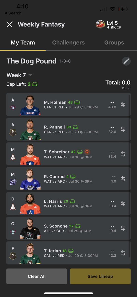 Unfortunately no <a href="/FantasyLacrosse/">The Fantasy Lacrosse Podcast</a> Pod this week, but here’s the lineup for this weekend