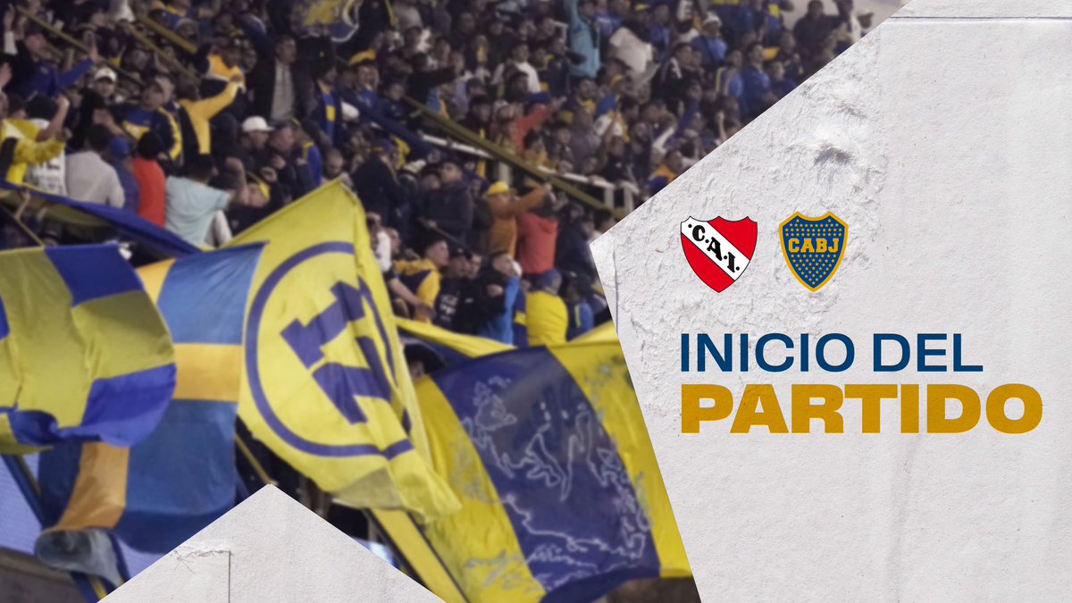 🔛 ¡𝗖𝗢𝗠𝗘𝗡𝗭𝗢́ 𝗘𝗟 𝗣𝗔𝗥𝗧𝗜𝗗𝗢!
⠀
Independiente y #Boca ya juegan por la 27º fecha del #TorneoBinance ⚽️

💻📱 Seguilo en vivo por @ElCanaldeBoca 👉 linktr.ee/bocajrsoficial
⠀
#DaleBoca 🔵🟡🔵