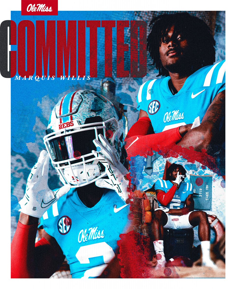 Marquis Willis (@marquiswillis8) on Twitter photo I want to thank God for this opportunity. I am Blessed to receive an offer from Ole Miss and with that Being said I am 100% committed to the University of Mississippi ๐ต๐ดโช๏ธ-TGFE๐๐พ<a href="/DerrickDnix/">Coach Derrick Nix</a> <a href="/_kbolden/">Kelvin Bolden</a> <a href="/OleMissFB/">Ole Miss Football</a> <a href="/AlanCross__/">Alan Cross</a> <a href="/Metcalf79/">Terrence โBigcatโ Metcalf</a> I want to thank God for this opportunity. I am Blessed to receive an offer from Ole Miss and with that Being said I am 100% committed to the University of Mississippi ๐ต๐ดโช๏ธ-TGFE๐๐พ<a href="/DerrickDnix/">Coach Derrick Nix</a> <a href="/_kbolden/">Kelvin Bolden</a> <a href="/OleMissFB/">Ole Miss Football</a> <a href="/AlanCross__/">Alan Cross</a> <a href="/Metcalf79/">Terrence โBigcatโ Metcalf</a>