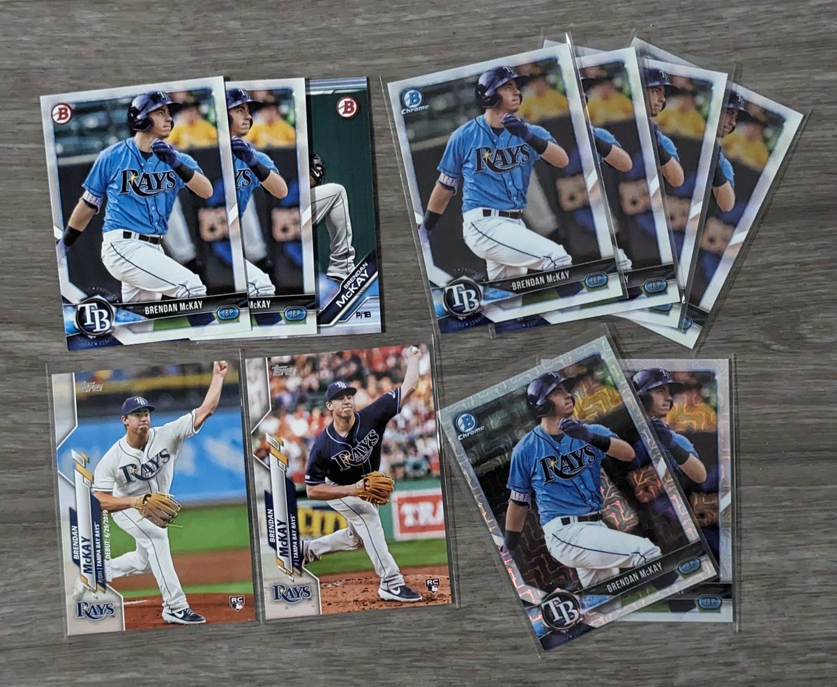 epicfamilycards's tweet photo. 🔥#TwitterNational3 Stack Sale🔥

Brendan McKay Lot

$6 - 11 cards including 2 Bowman Mega

See pinned tweet for sale/shipping info

Hosted by @HiveCards @HiveRetweets
Sponsored by @SimmosSigs

Follow all 75 sellers👇
 https://t.co/cP5M9PBsMG… https://t.co/V5RGnZhHBy