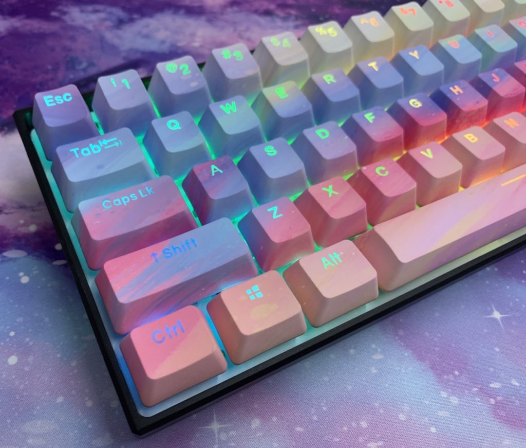 AlpheriorKeys's tweet image. GIVEAWAY TIME!!! YAYY!!!!💝
For this one the winner will get to choose either the Rainbow Sherbet/Koi Keycaps OR the Celestial Gaming Mouse🎉

To enter 
-RT &amp;amp; Like 
-Follow Us 
-Comment a GIF😈 

Winner Drawn Tuesday 💝 AlpheriorKeys.com
