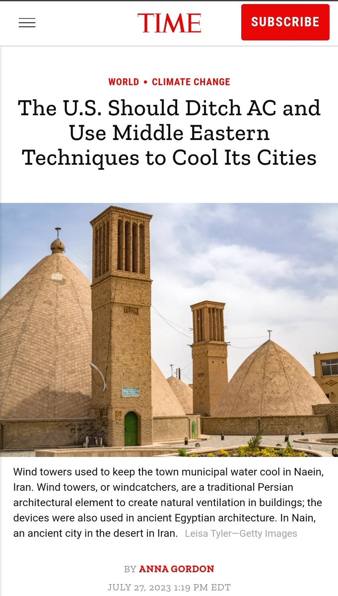 IranDailyWeb's tweet photo. #naein #MiddleEast #windtower #egyptian #ancient #architecture #persian @AnnaGordon0111 #Time https://t.co/xweLiXO44K