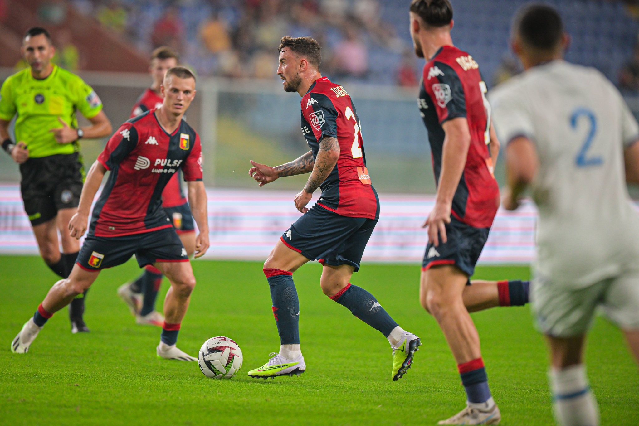 Genoa CFC on X: ⌛️ 𝗙𝗜𝗡𝗔𝗟𝗘 ⏳ ⚽️🔴🔵 #GenoaMonaco 1️⃣-0️⃣   / X