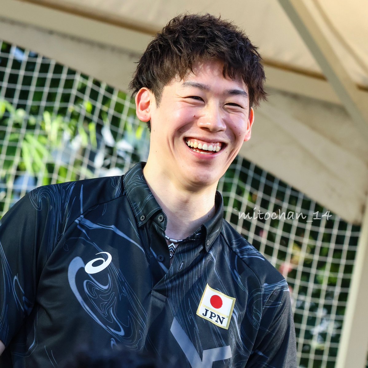 笑顔最高でーす🥹 ＃石川祐希 選手 ＃龍神NIPPON ＃MIYASHITAPARK