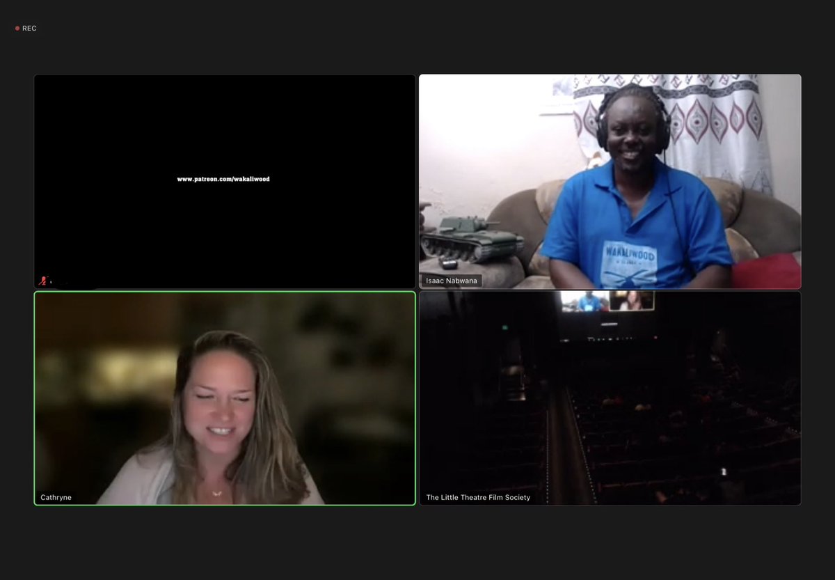 The Q&amp;A tonight with <a href="/TheLittleRoch/">The Little Theatre</a>  was 💥! Thank you all for your great questions. #OnceUponATimeInUganda #Wakaliwood #Documentary #rochester