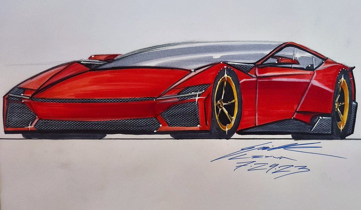MF_DrDooM's tweet photo. Ferrari Purosangue FXX RENDERING
•
#ferrari #ferrarifxxk #supercar #importcar #hypercar #sportscar #automotivedesign #autodesign #productdesign #cardesign #design #carsketch #dailydrawing #dailyart #art #concept #conceptcar #conceptdesign #conceptart #rendering #copicmarkers https://t.co/xDXQ3vAY30