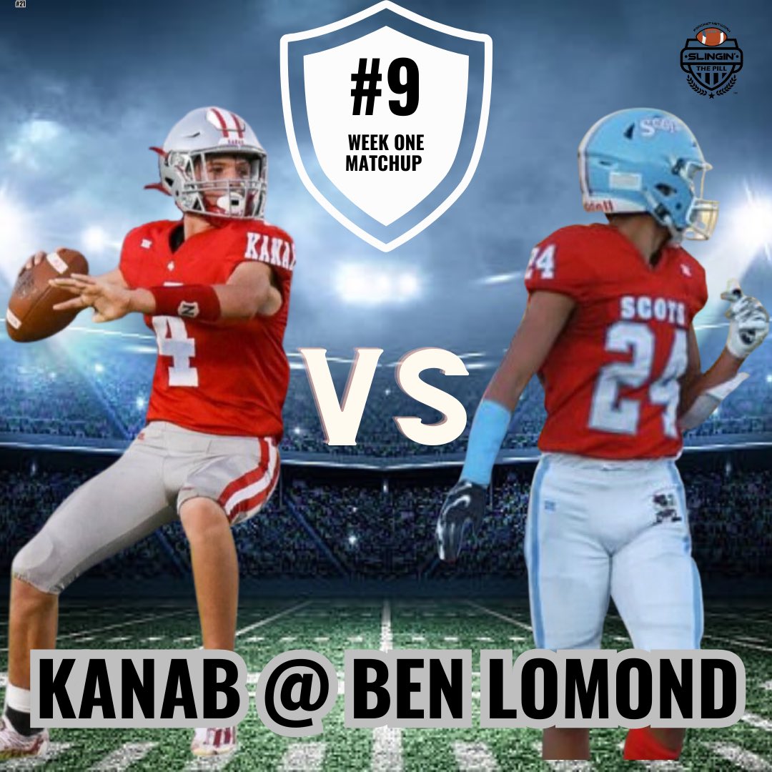 NUMBER 9 WEEK ONE MATCHUP: <a href="/KanabCowboys/">Kanab Cowboys</a> vs <a href="/BLHSFB/">Ben Lomond Scots Football</a>