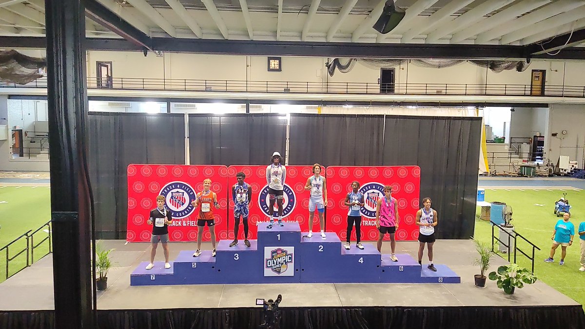 JohnstonRunning's tweet photo. Congrats to Davis T! National champion in the 14 yr old boys Pentathlon!!
#AAU #NationalChampion #JRC https://t.co/4wczVsaQF7