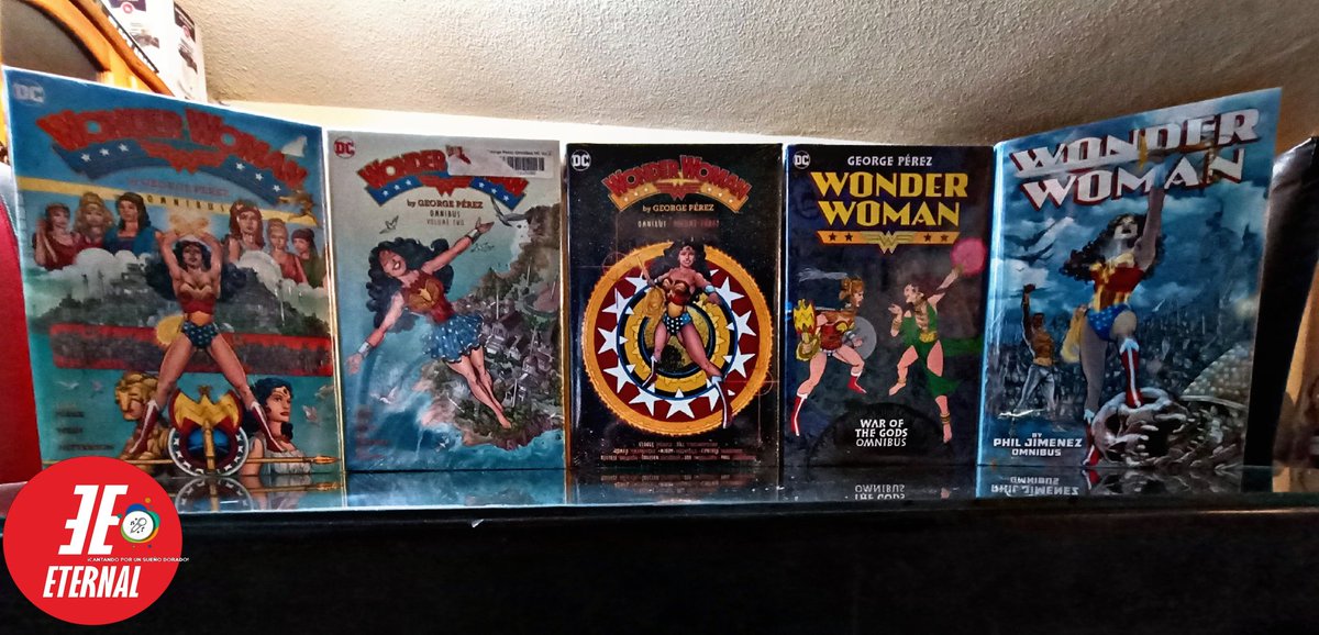 Today it arrived the #PhilJimenez's #WonderWoman omnibus which I consider a kind of extension to Master #GeorgePerez's Amazing Amazon run! For me this collection is: Mission complete! By Hera!
