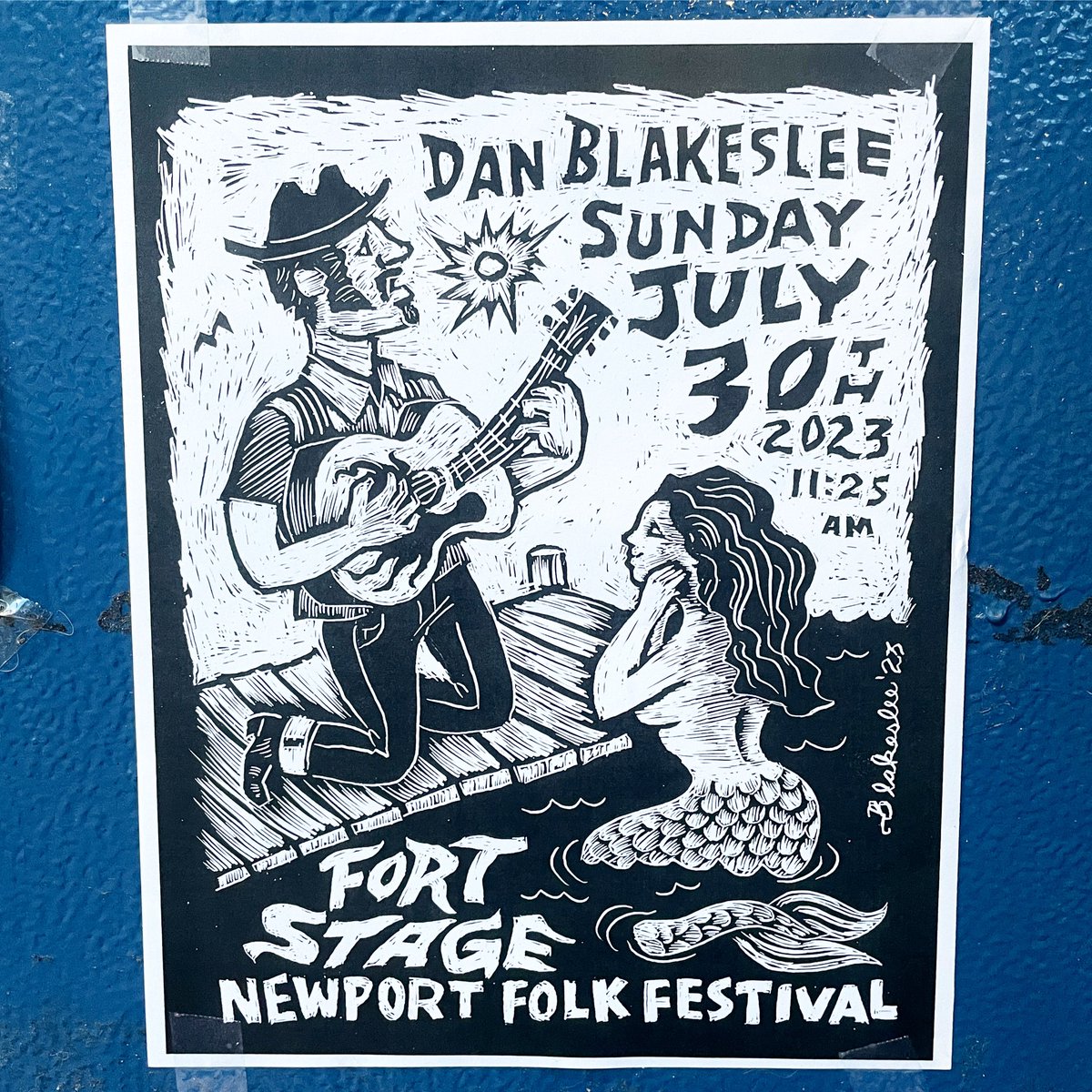Sun. July 30th I perform at <a href="/Newportfolkfest/">Newport Folk Fest</a> “Fort Stage” @ 11:25am! I am completely mystified thinking about it. If you are attending the festival please come witness my set. It would mean the world to me… this is a HUGE honor. I made this poster to commemorate this special day