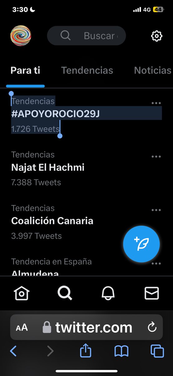 Tendencias
#APOYOROCIO29J
1.726 Tweets