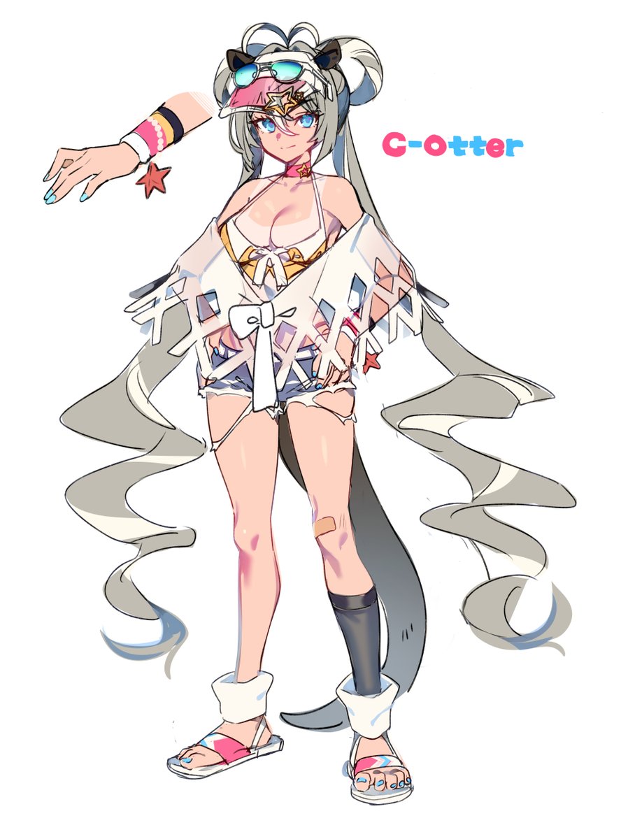 na4_n's tweet photo. my sea otter oc doodles https://t.co/EThGWLZ5Ap