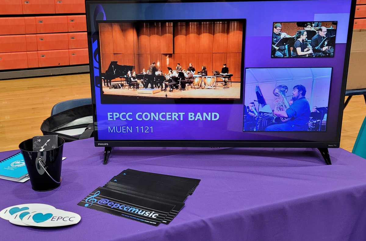 <a href="/EPCCRecruitment/">EPCC Recruitment</a> Keep 'em coming in! If anyone is wanting to major in music, you know where to find us! <a href="/SISD_FineArts/">SISD Fine Arts</a> @EPISDFIneArts <a href="/YISDFineArts/">YsletaISD Fine Arts</a> <a href="/CanutilloISD/">Canutillo ISD</a> <a href="/TornilloISD/">Tornillo I.S.D.</a> <a href="/FabensISD/">Fabens Independent School District</a>