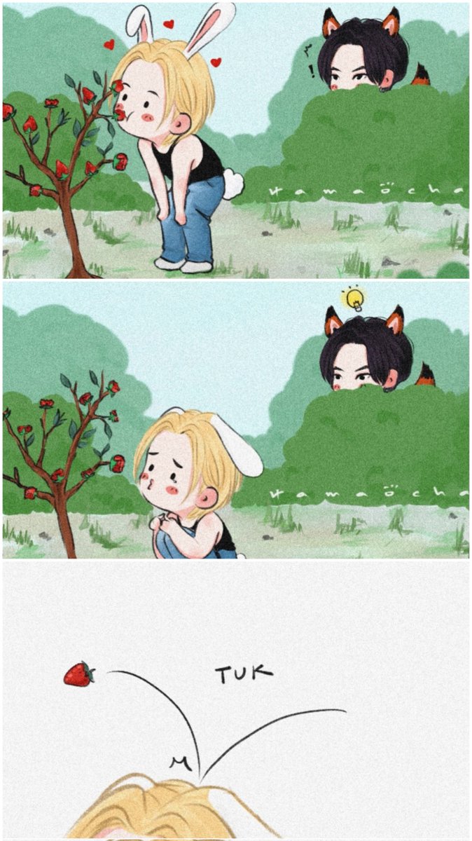 hamaocha's tweet photo. Once uppn a time.... 
🐇🍓🦊
#Noeulnuttarat #BossNoeul #Bosschaikamon #MagentaBoy #ShawtyBoss #BoNoh https://t.co/Ug4Mu6mMcH