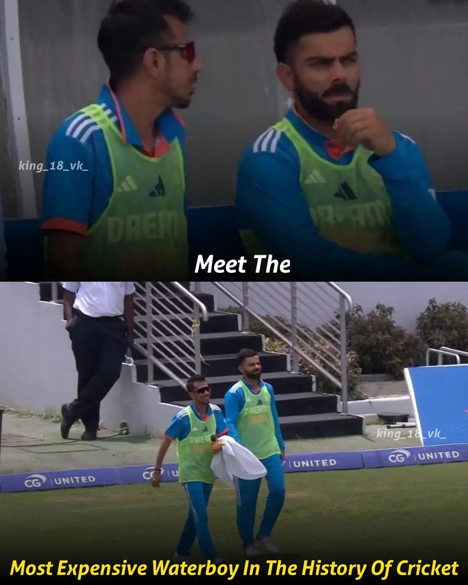 The Most Expensive WaterBoy in the history of the Cricket! 

#ViratKohli