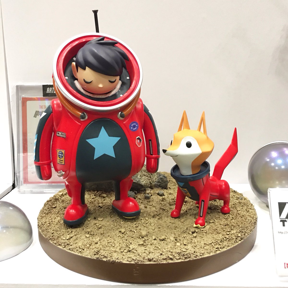 AX2_JP's tweet photo. 【当日販売】
The Little Astronaut 
Mission Mars Ver.
¥19,000
————————
ディーラー名： AX2 Limited
卓番号：8-15-02
————————
ぜひAX2ブースにお越しくださいませ！

#AX2limited 
#WF2023S 
#ワンフェス
#WF2023夏
#WF2023Sおしながき
#ソフビ https://t.co/5AnhKW2jqm