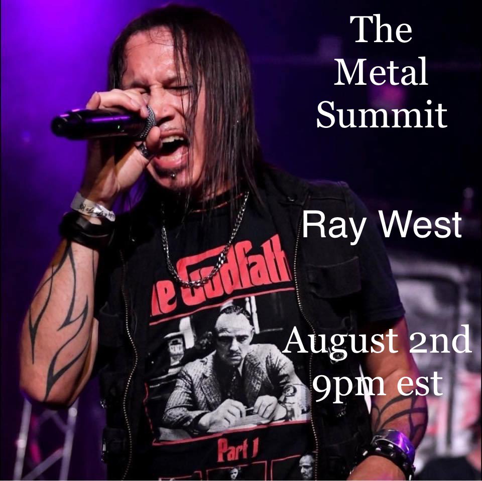 MetalSummit's tweet photo. Guest Announcement!!! The Metal Summit would like to welcome back and express our excitement to have @spreadeaglenyc’s @RayWest6 as our guest this Wednesday night. LIVE on the TMS Facebook and YouTube pages at 9pm est. #spreadeagle #raywest #tms #themetalsummit https://t.co/mBnUWTIYsS