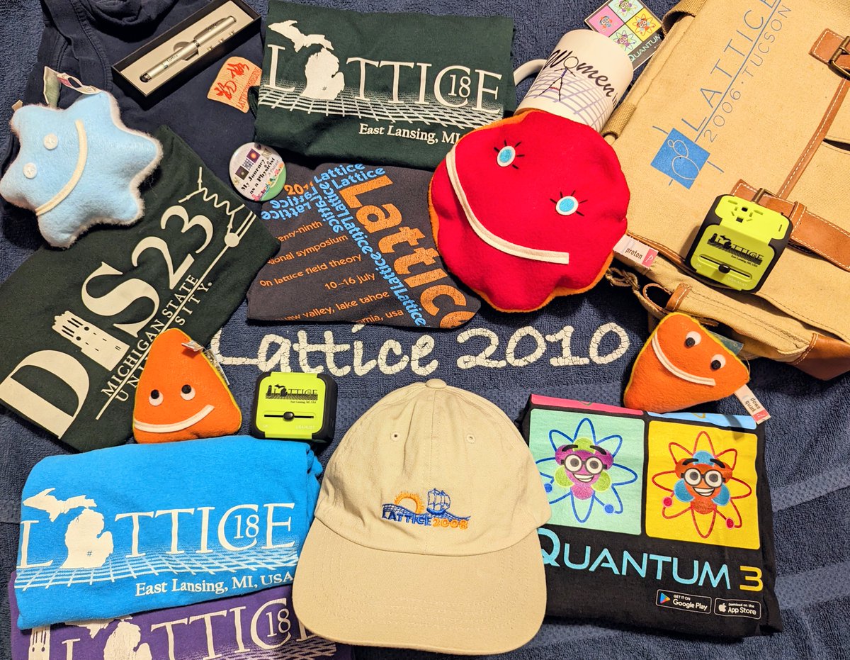 LinQCD's tweet image. Three grant reports submitted; now it&apos;s time to pack for the #Lattice2023 trip. What should I bring?