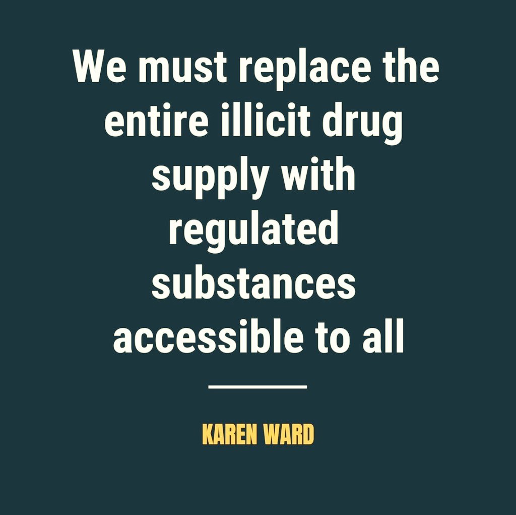troylana's tweet image. Instead of targeting only the 20% of those who struggle with drugs (w/ treatment services), let's service ALL who are at-risk of overdosing.
This is a part list....
Regulating all drugs is our only way out of this crisis.