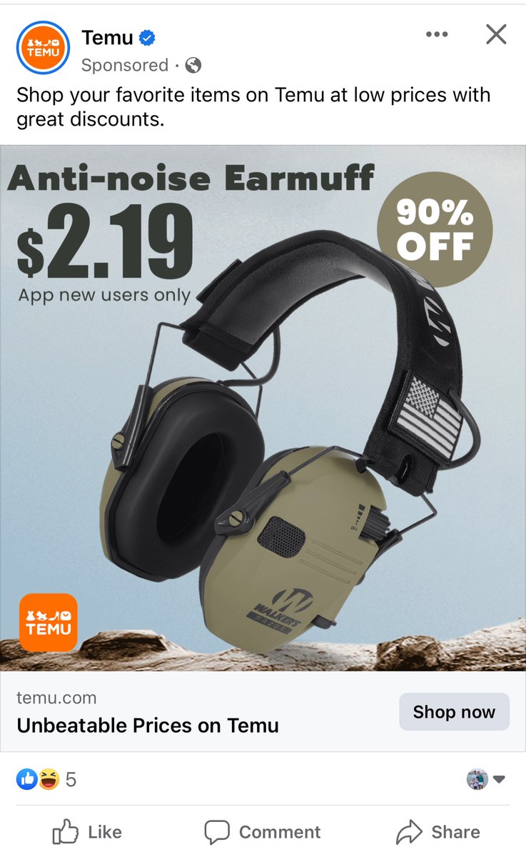 I listen to the <a href="/GutCheckPress/">Gut Check Press🥊</a> podcast and I have never heard of Temu before and this shows up on my feed… thanks for the laughs Ted and <a href="/100percentZach/">Zach with an H Bartels</a>