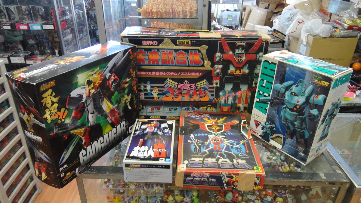 kaikodo_net's tweet photo. 買取情報です
Today's purchased items
以下がオークション出品リストになります。
https://t.co/xuBlnsclzh
#ガオガイガー #gaogaigar
#ダイオージャ #daiojya
#ゴライオン #golion #voltoron
#Zナイト #Zknight
#懐古堂
#桶川
#フィギュア買取
#大量買取 https://t.co/F2xjhLgZlo