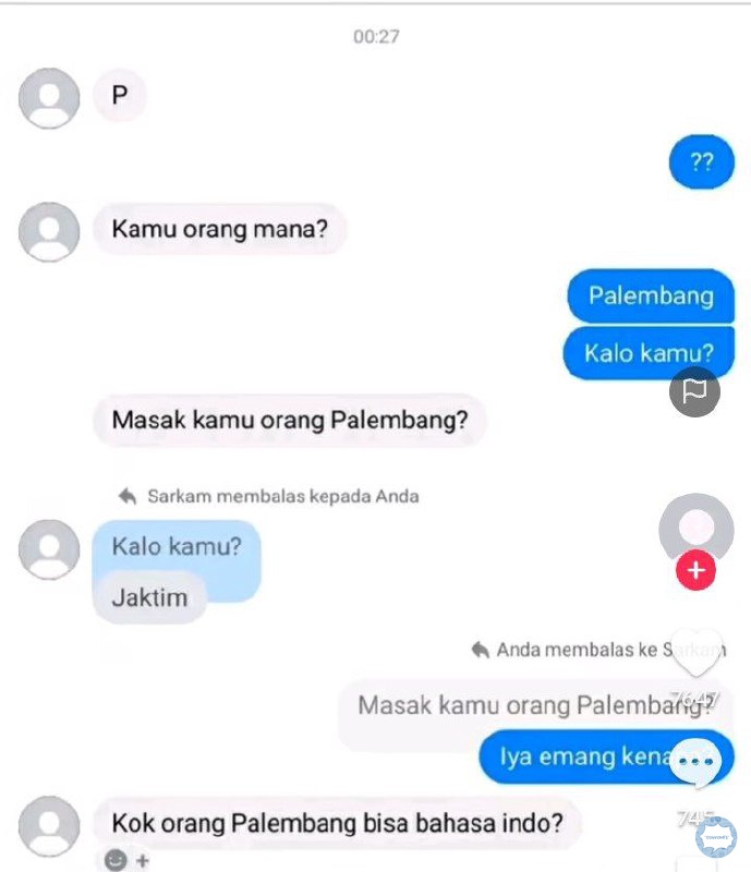 convomfs's tweet photo. reaksi orang palembang : 😁 🤍 https://t.co/PX7KED0Zg5
