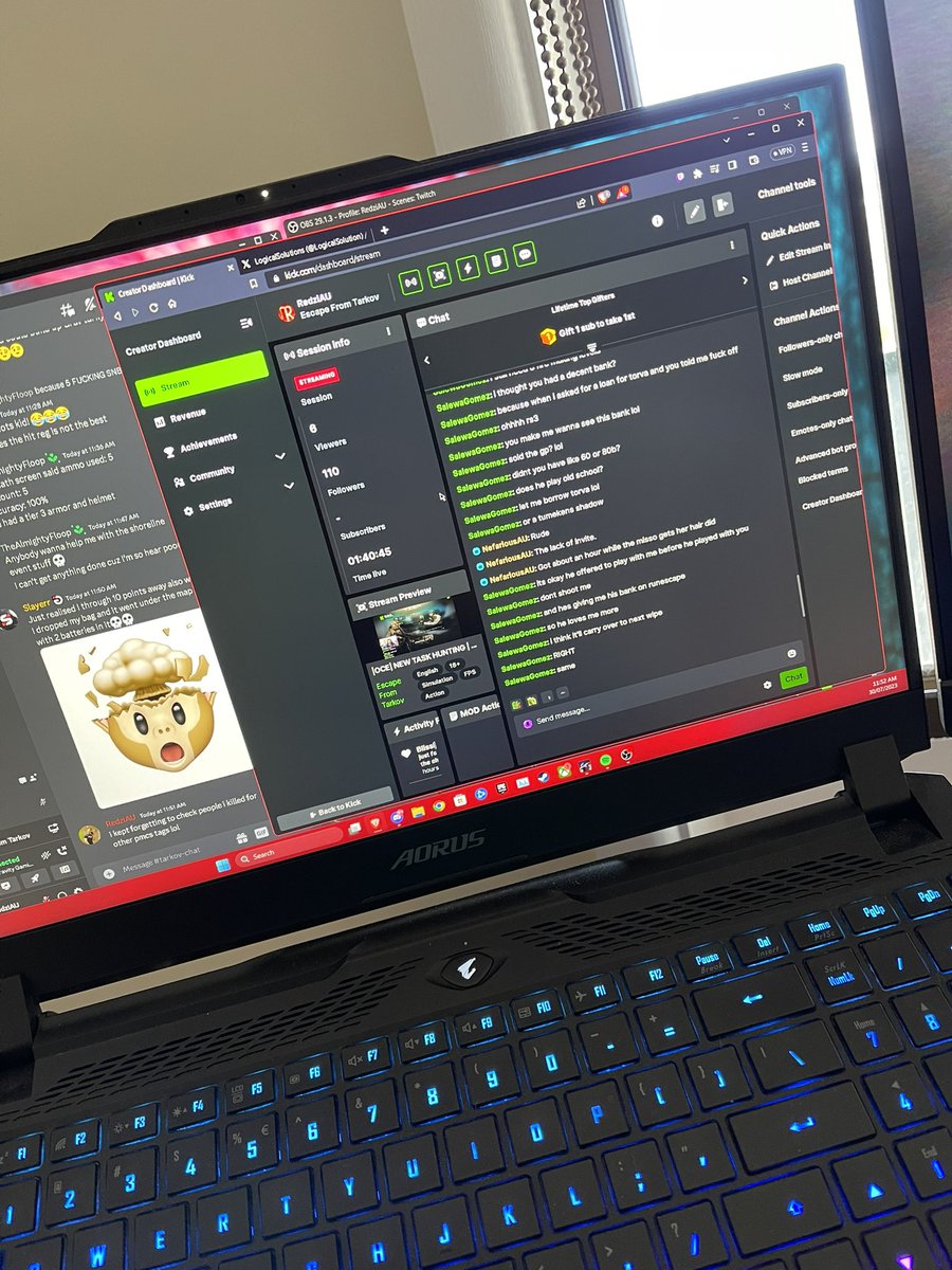 Live now on kick doing the new task line 

kick.com/redziau