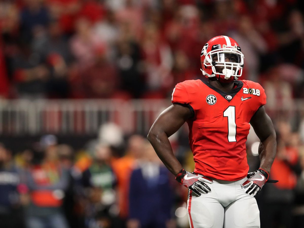HBTFD1's tweet photo. BREAKING: Former UGA elite RB , Sony Michel has retired from the NFL.

Dawgnation will always remember the Rose Bowl 🌹

Thank you. https://t.co/DmUDQy5jCh