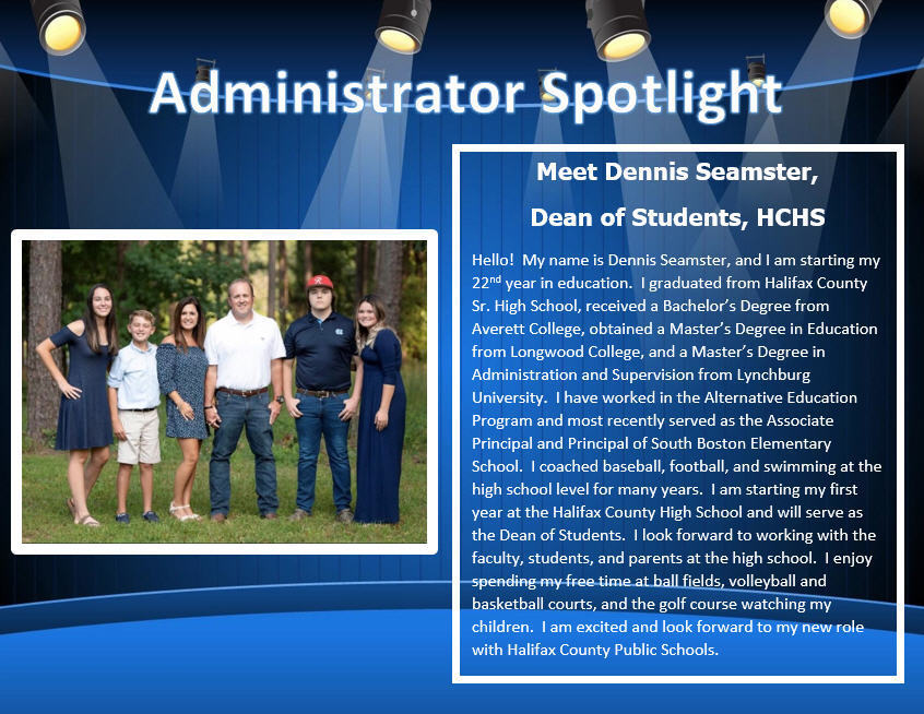 HCPSDistrict's tweet photo. Leading up to the start of the new school year, we are spotlighting our administrators! Learn more about them as a leader and person. Stay tuned for more spotlights! https://t.co/IzcFtqH5LG