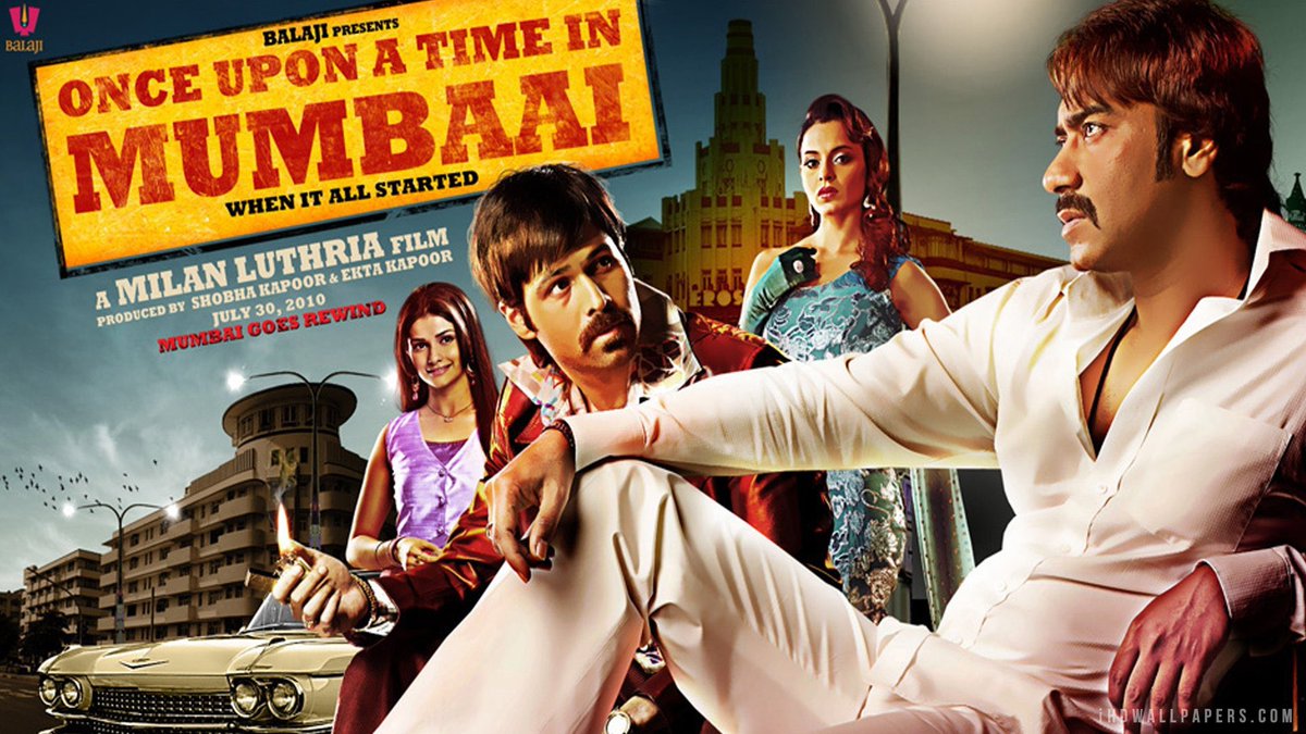 Cinemania (@cinemaniaindia) on Twitter photo Gangster film “Once Upon a Time in Mumbaai”, directed by Milan Luthria, starring #AjayDevgn, #EmraanHashmi, #KanganaRanaut, #PrachiDesai and #RandeepHooda, released on this day (30/07) in 2010.
#13YearsOfOnceUponATimeInMumbaai <a href="/ajaydevgn/">Ajay Devgn</a> <a href="/emraanhashmi/">Emraan Hashmi</a> <a href="/KanganaTeam/">Kangana Ranaut</a> Gangster film “Once Upon a Time in Mumbaai”, directed by Milan Luthria, starring #AjayDevgn, #EmraanHashmi, #KanganaRanaut, #PrachiDesai and #RandeepHooda, released on this day (30/07) in 2010.
#13YearsOfOnceUponATimeInMumbaai <a href="/ajaydevgn/">Ajay Devgn</a> <a href="/emraanhashmi/">Emraan Hashmi</a> <a href="/KanganaTeam/">Kangana Ranaut</a>