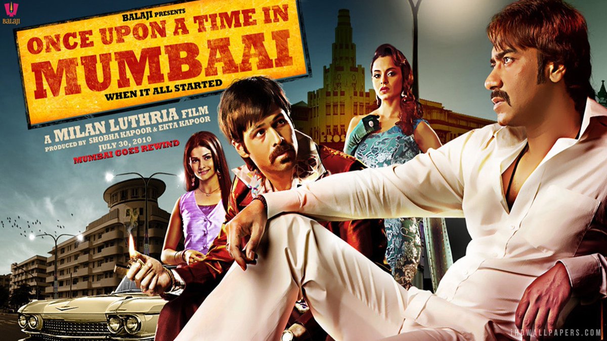 Gangster film “Once Upon a Time in Mumbaai”, directed by Milan Luthria, starring #AjayDevgn, #EmraanHashmi, #KanganaRanaut, #PrachiDesai and #RandeepHooda, released on this day (30/07) in 2010. #13YearsOfOnceUponATimeInMumbaai @ajaydevgn @emraanhashmi @KanganaTeam…