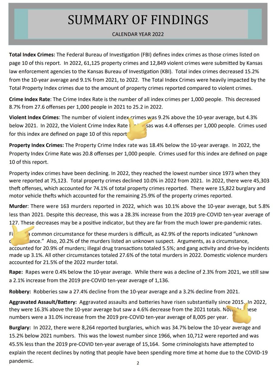 Greenthumb_one's tweet photo. Because we're told there must be valid data behind statements, let's analyze a few arguments of prohibiting #cannabis using actual data...
#1. Legalization leads to violence (?)
Data: Kansas has the nation's most strict, zero tolerance laws yet our crime statistics are not good. https://t.co/38hfiEFP5A