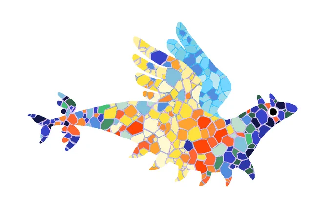 thinking about Antoni Gaudi's mosaics #creaturedesign #mossworm