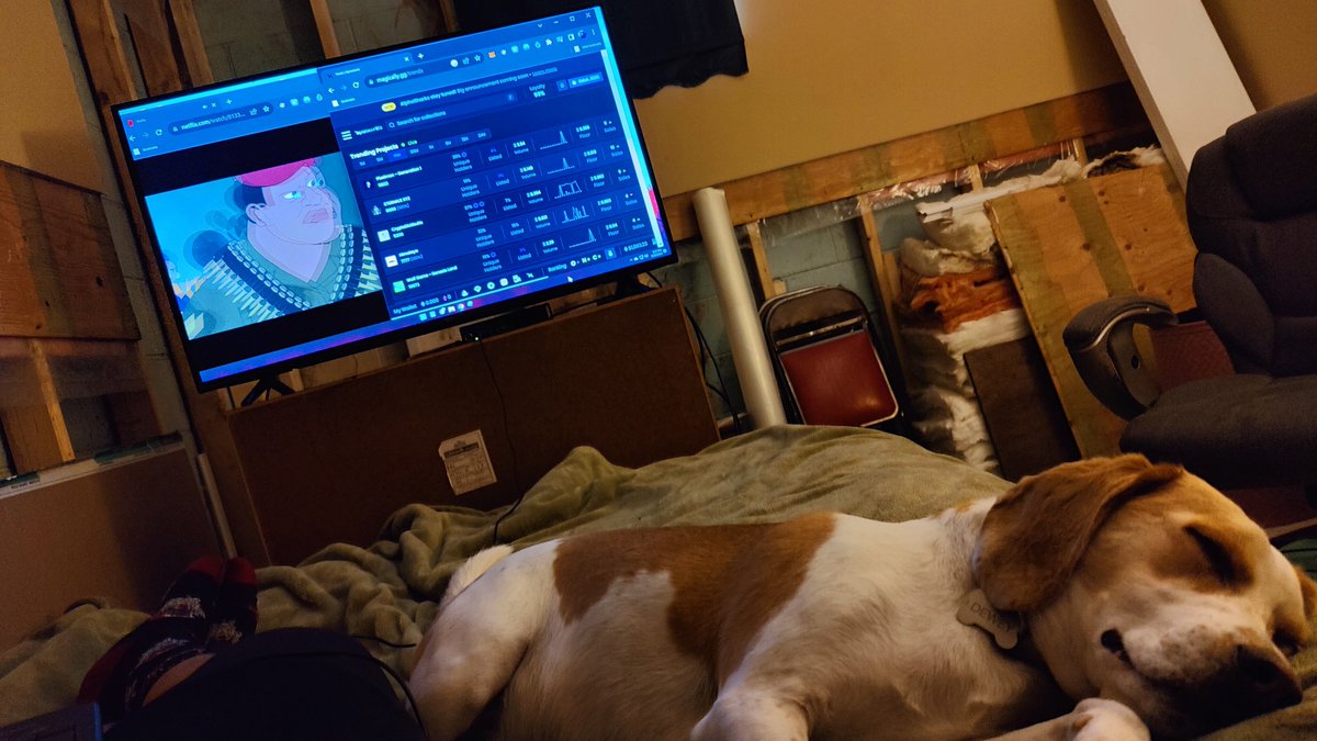 tokyothrowdownn's tweet image. Happy weekend everyone!

Hope yours is as good as mine,

Netflix &amp;amp; NFTs with my best friend ❤️

@Magically_gg  only btw, big things are happening! 🚫💤

#magically #airdrop