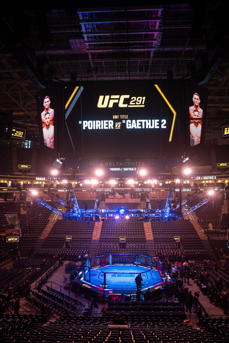 🚨 ONE HOUR WARNING 🚨

#UFC291 kicks off at 7pmET / 4pmPT LIVE on @ESPN, <a href="/ESPNPlus/">ESPN+</a>, &amp; <a href="/UFCFightPass/">UFC FIGHT PASS</a>!