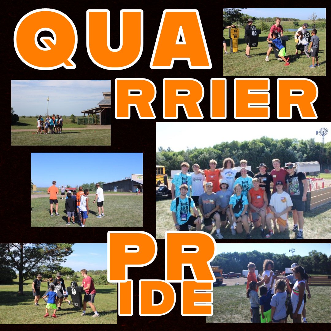 DRHSBoosterclub's tweet photo. The DR Senior football players volunteered to put on a football camp at a foster kids retreat.
#quarriers https://t.co/D3ggDPPVlu