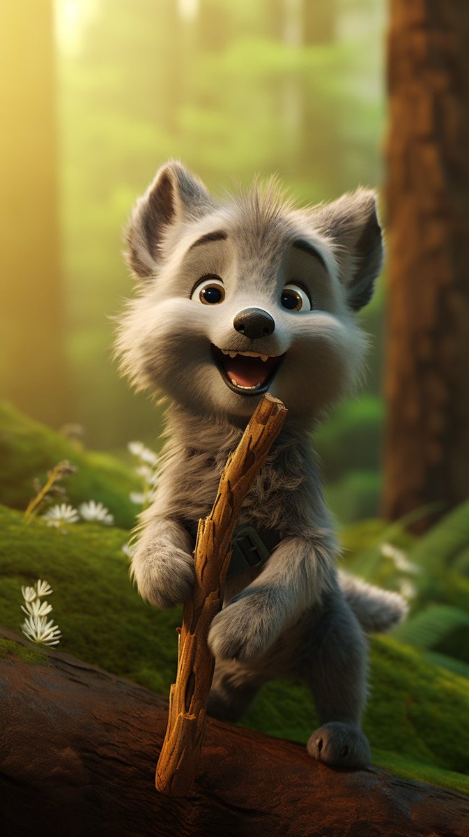 Elu_Art_AI's tweet photo. Blissful Wolf Pups: Joyous Playtime in the Forest.

#cute #cutedogs #puppy #puppies #puppylove #midjourney #midjourneyart #midjourneyai #kawaii #love #adorable #ai #aiart #aiartcommunity #aiartwork #play #playtime #fun #happy #wolf #little #aigenerated #happiness https://t.co/n5V95VX3T8