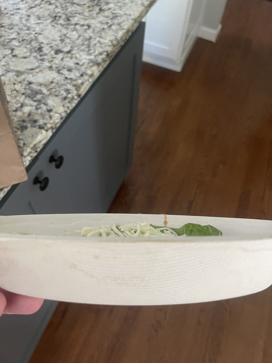 mfranx33's tweet photo. Wow prices go up and portions go down.  I just took this out of the bag, doesn’t even reach top of bottom carton @ChipotleTweets $2 worth of product for $10?  Do better https://t.co/SxDpcJEOr3