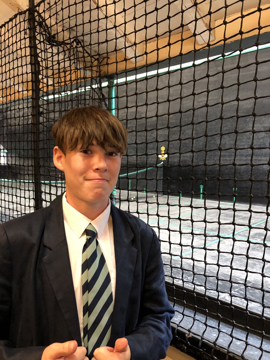 connollydmt's tweet photo. Great for HC @OratoryRacquets  to visit @MCCOfficial Real Tennis court today! https://t.co/PI8T3wYipG
