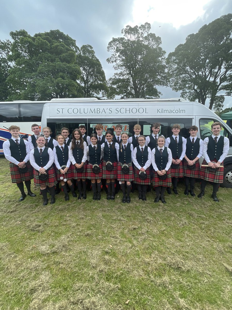 St Columba’s School Pipe Band, Kilmacolm tweet media