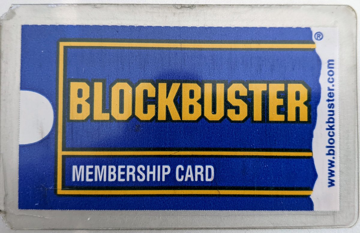 SRV_LittleWing's tweet photo. Did used this card?
When did you last use it?
What was the last thing you used it for?
#Blockbuster https://t.co/ofZB9aZQJO