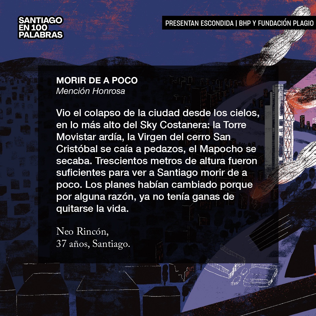Santiago en 100 Palabras tweet media
