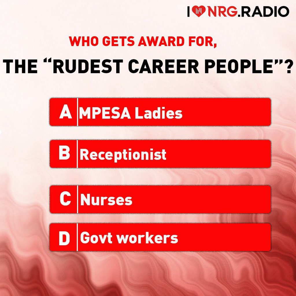 NRGRadioKenya's tweet photo. Nani wanaeza chukua hii award? ##nrgweekend #nrgradiokenya https://t.co/G9FCpnPd0j
