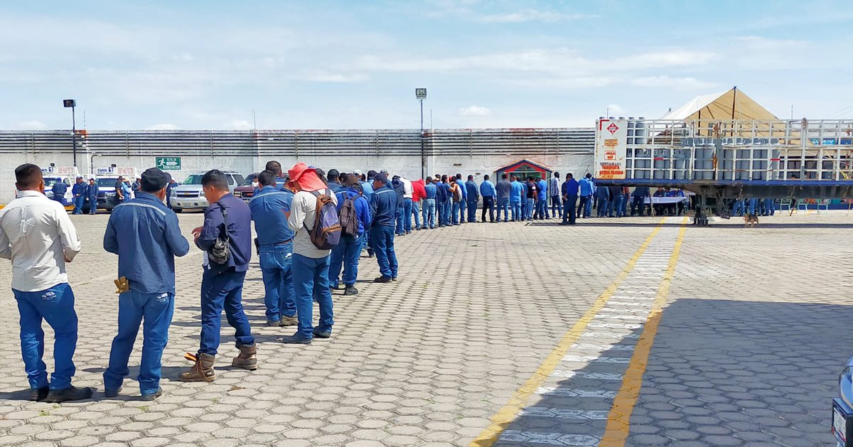 soylizmedranooo's tweet photo. 📝🌐#Entérate👇🏻
TRABAJADORAS Y TRABAJADORES DE GAS UNO, LEGITIMARON SU CONTRATO COLECTIVO DE TRABAJO @CTMPuebla 👥
Trabajadores de #GasUNO legitimaron durante esta semana su Contrato Colectivo de Trabajo, con más de 400 votos, emitidos en forma personal, libre, directa y secreta. https://t.co/wxp6CA79XV