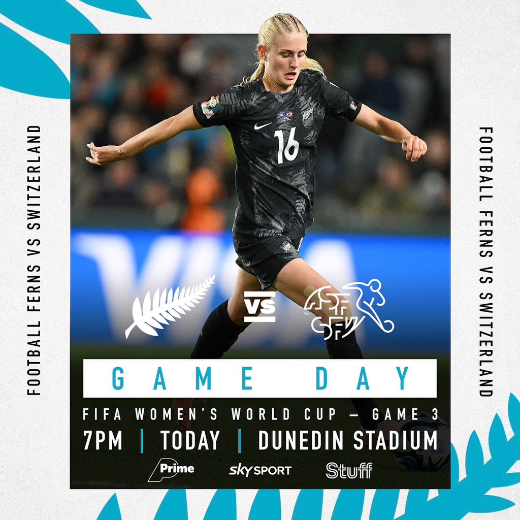 NZ_Football's tweet photo. Let’s do this, Aotearoa 🌿

#SUI v #NZL 

 #FIFAWWC https://t.co/GNr3szJvc9