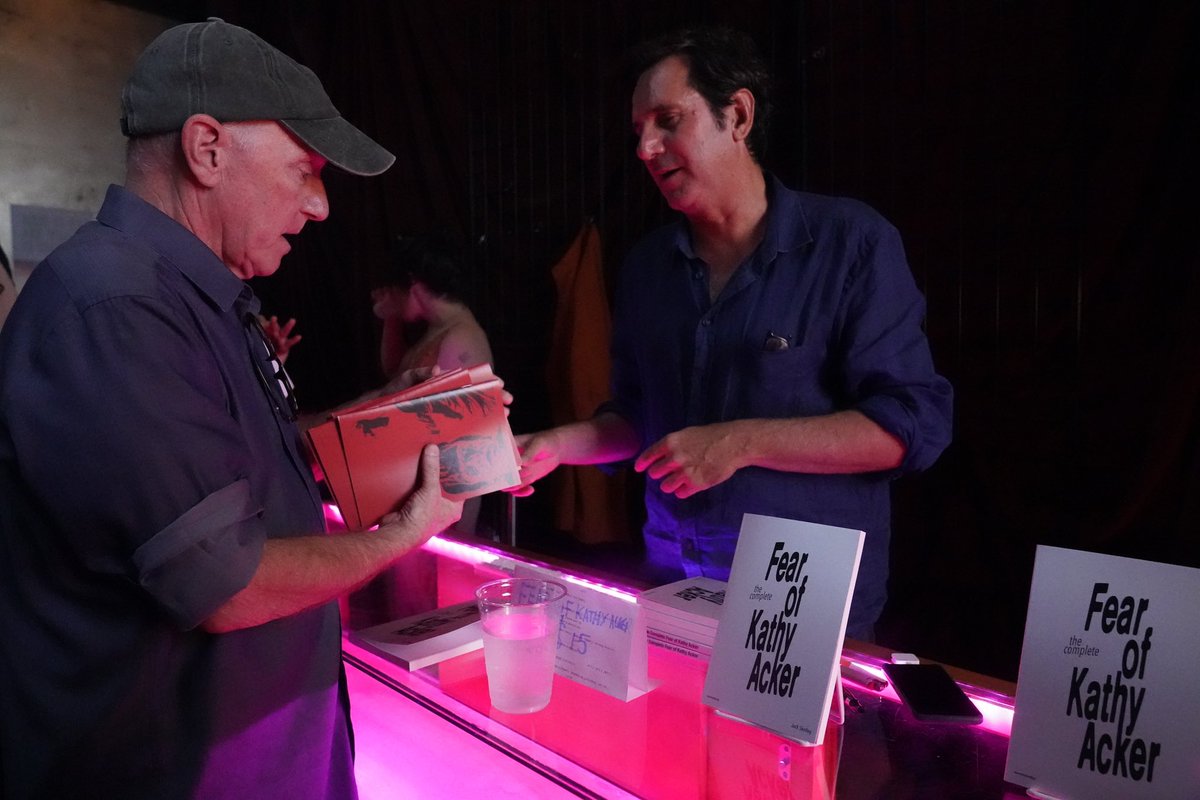 JackSkelley's tweet photo. The Complete Fear of Acker L.A. xstravaganza was such a blast. 1. Videos by Lydia Sviatoslavsky, w music by Stephen Spera. 2. Full house at Poetic Research Bureau/2220 Arts. 3. Semiotext(e) publisher Hedi El Kholti 4. I love you all. https://t.co/WCXlU7gCUK