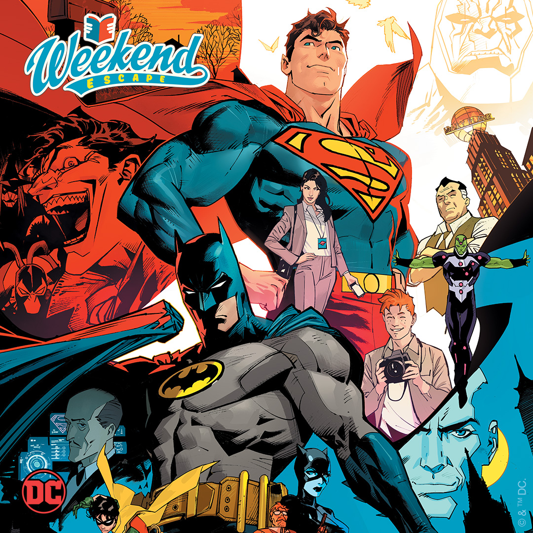 All the cool kids are staying chill this weekend reading BATMAN/SUPERMAN: WORLD'S FINEST by Mark Waid and Dan Mora. 😎 Your #DCWeekendEscape begins now. bit.ly/47dv1qX