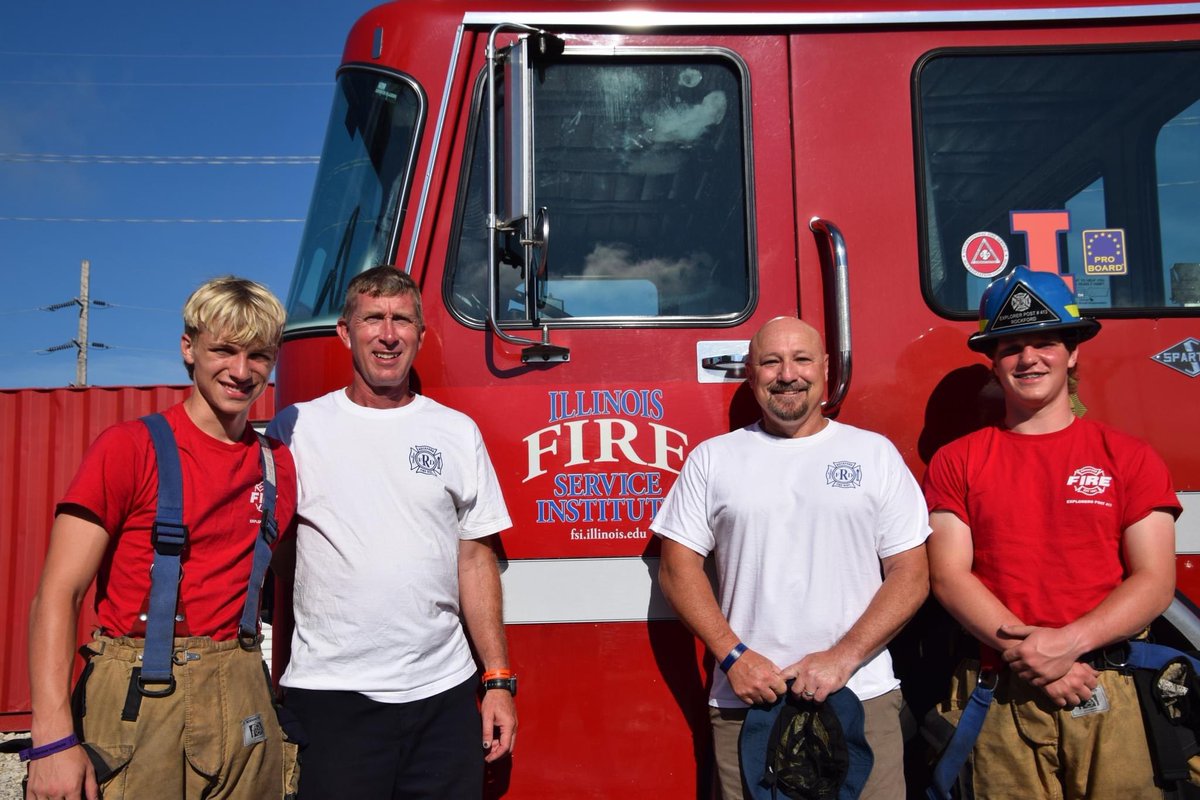 3 of our brothers are down at IFSI for the 20th Annual Explorer Cadet Fire School with members of our Explorer Program.  This is such a great experience for all those involved.  Keep up the good work brothers.  #futurefirefighters