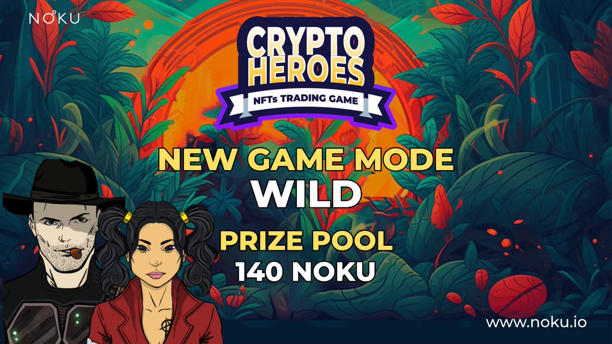 It's time for our SPECIAL THURSDAY! Are you ready?
There's only 1 hour left, don't miss this chance⏰

Only one rule ➡️ No restrictions!
You can deploy cards from each series💥

Play Crypto Heroes👇
cryptoheroes.noku.io/app/